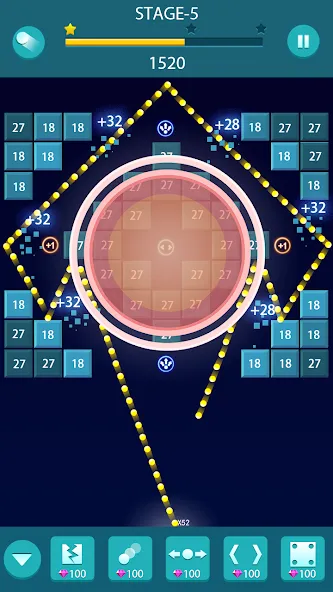 Взлом Bricks and Balls - Brick Game — Много денег и бесконечные жизни — скриншот 1 Взлом Bricks and Balls - Brick Game — Много денег и бесконечные жизни — скриншот 1