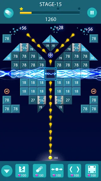 Взлом Bricks and Balls - Brick Game — Много денег и бесконечные жизни — скриншот 2 Взлом Bricks and Balls - Brick Game — Много денег и бесконечные жизни — скриншот 2