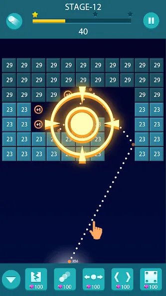 Взлом Bricks and Balls - Brick Game — Много денег и бесконечные жизни — скриншот 4 Взлом Bricks and Balls - Brick Game — Много денег и бесконечные жизни — скриншот 4