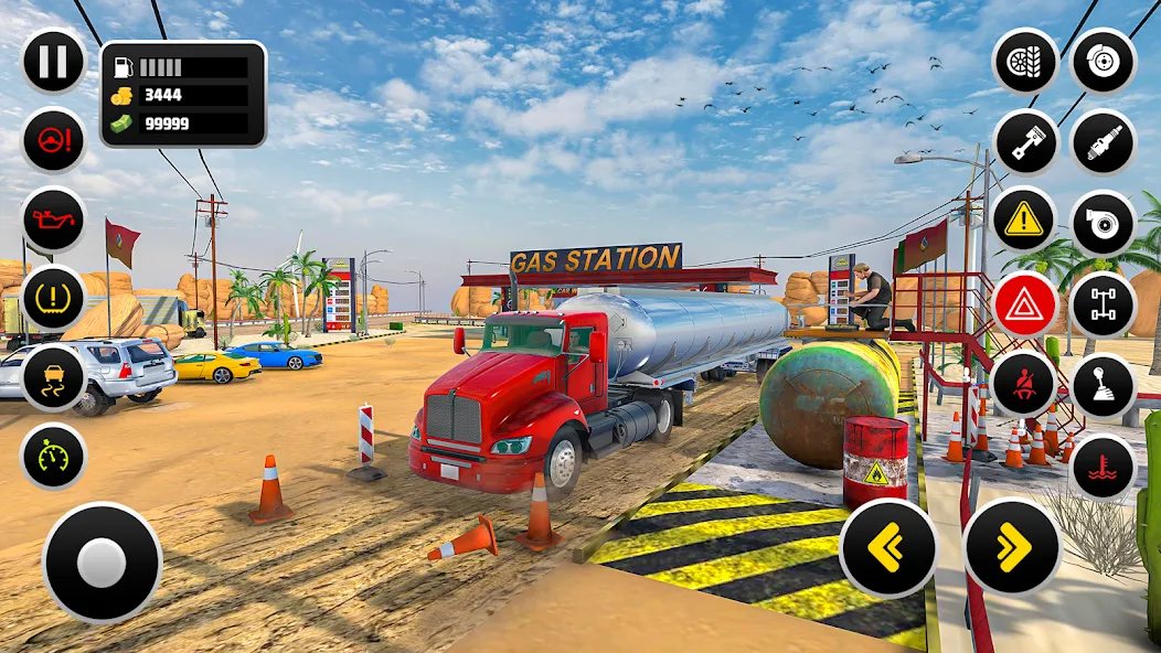 Скачать взлом Gas Station Simulator Games на Андроид — Много денег — скриншот 1