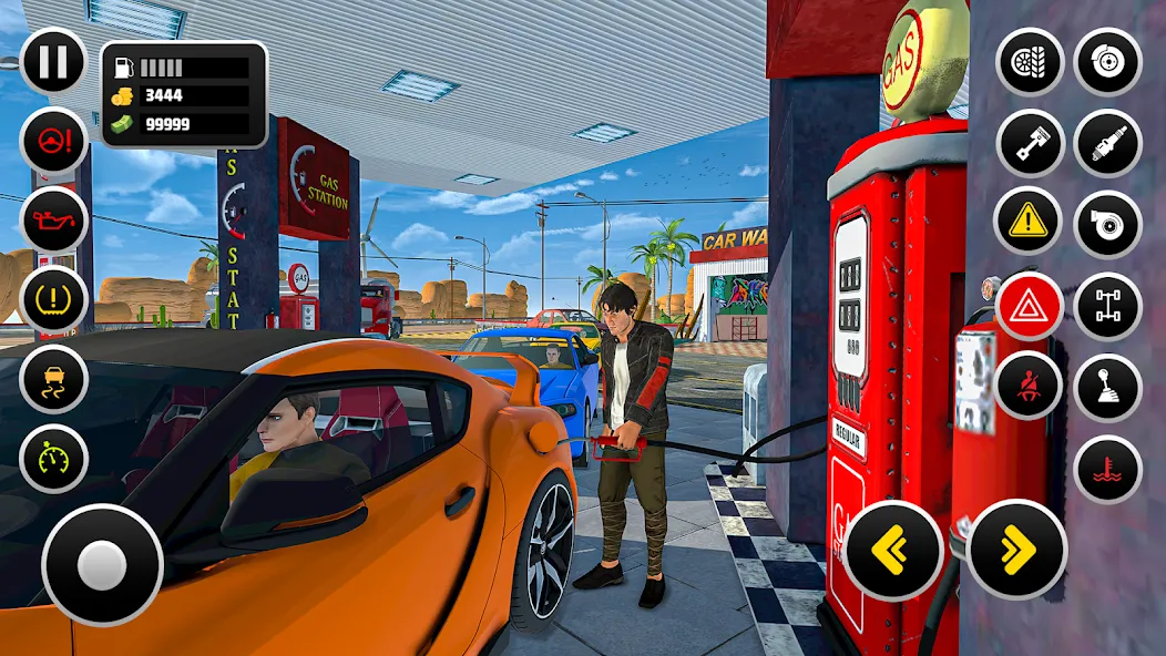 Скачать взлом Gas Station Simulator Games на Андроид — Много денег — скриншот 2