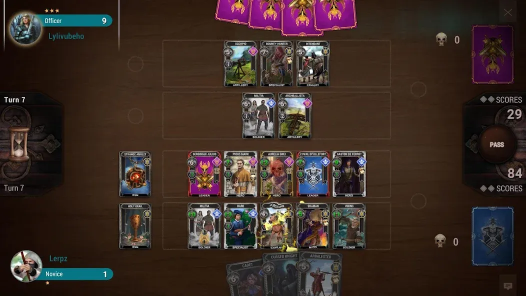 Скачать взломанную The Art of War: Card Game — Много кристаллов и золота — скриншот 4