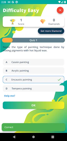 Ultimate Art Quiz на Андроид — Мод Все подсказки и уровни разблокированы — скриншот 4