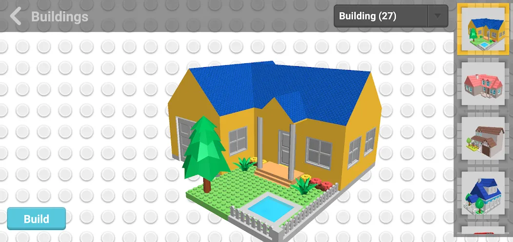 Draw Bricks MOD — Все детали разблокированы на Андроид — скриншот 1