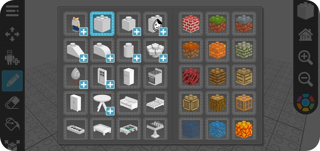 Draw Bricks MOD — Все детали разблокированы на Андроид — скриншот 3