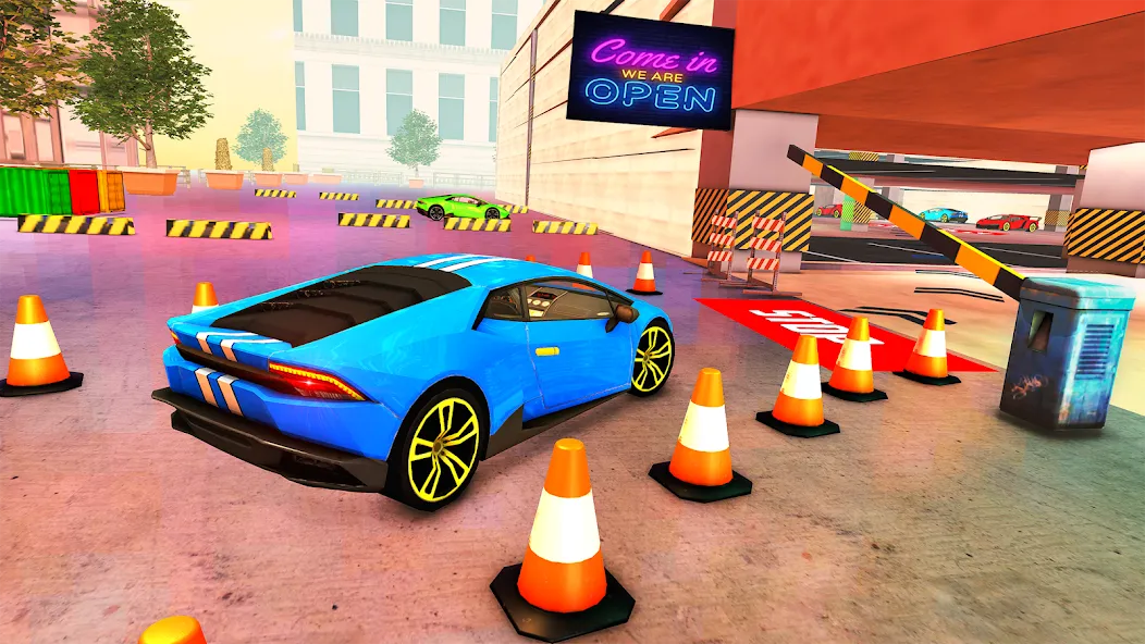 Street Car Parking: Car Games — Мод: Много денег — скриншот 1