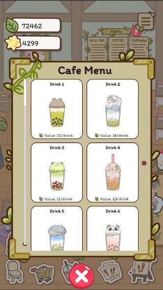 Скачать Boba Story MOD APK — Много денег и без рекламы — скриншот 3 Скачать Boba Story MOD APK — Много денег и без рекламы — скриншот 3