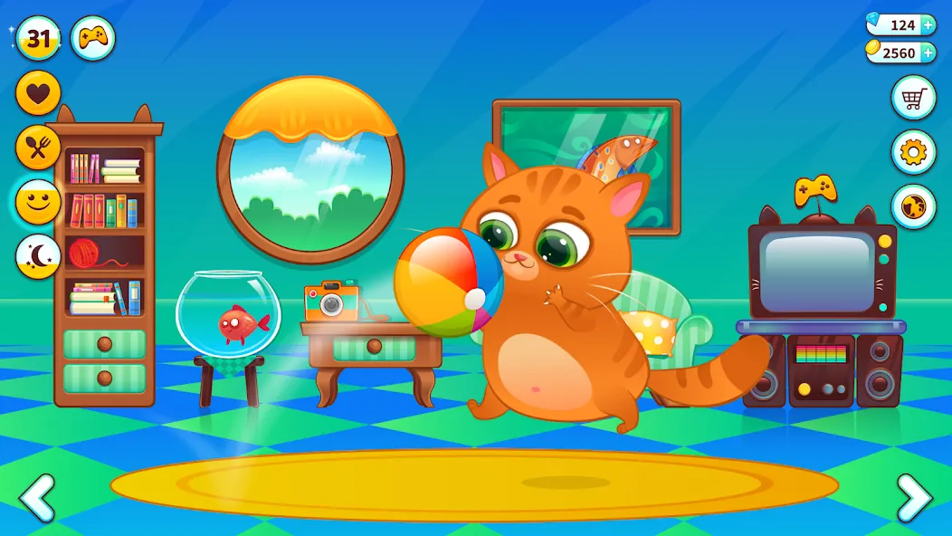 Взломанная Bubbu – My Virtual Pet Cat на Андроид — Много денег — скриншот 4