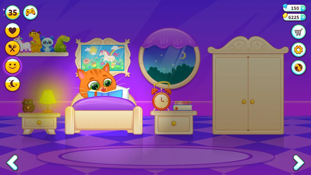 Взломанная Bubbu – My Virtual Pet Cat на Андроид — Много денег — скриншот 5