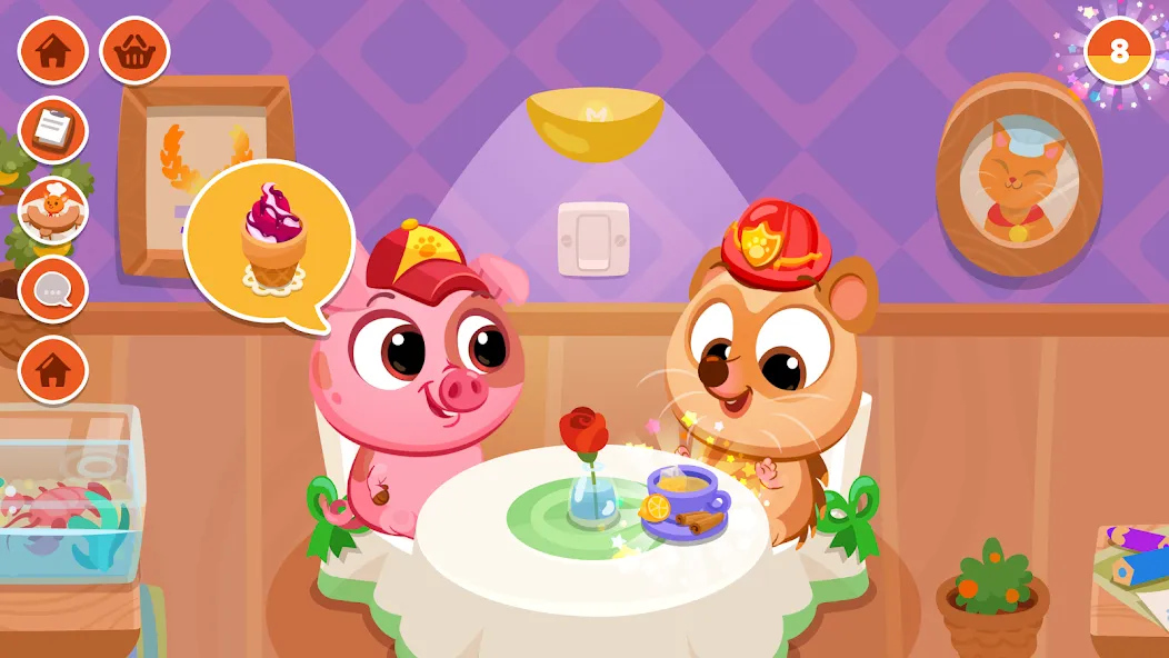 Bubbu Restaurant - My Cat Game — Взломанная версия (Много денег) — скриншот 4