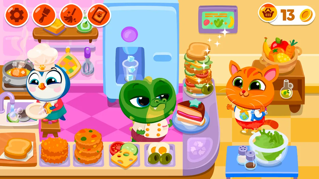 Bubbu School - My Virtual Pets (Мод Много денег) — скриншот 2