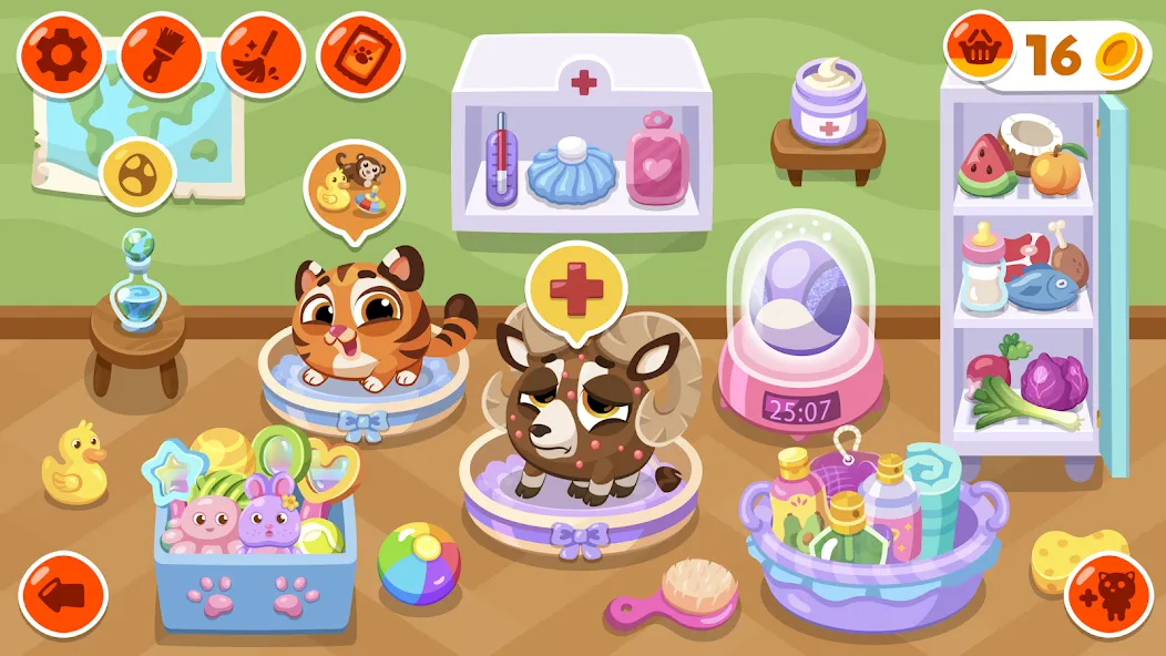 Bubbu School - My Virtual Pets (Мод Много денег) — скриншот 5