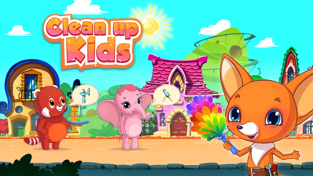 Clean Up Kids — Мод: Много денег — скриншот 5