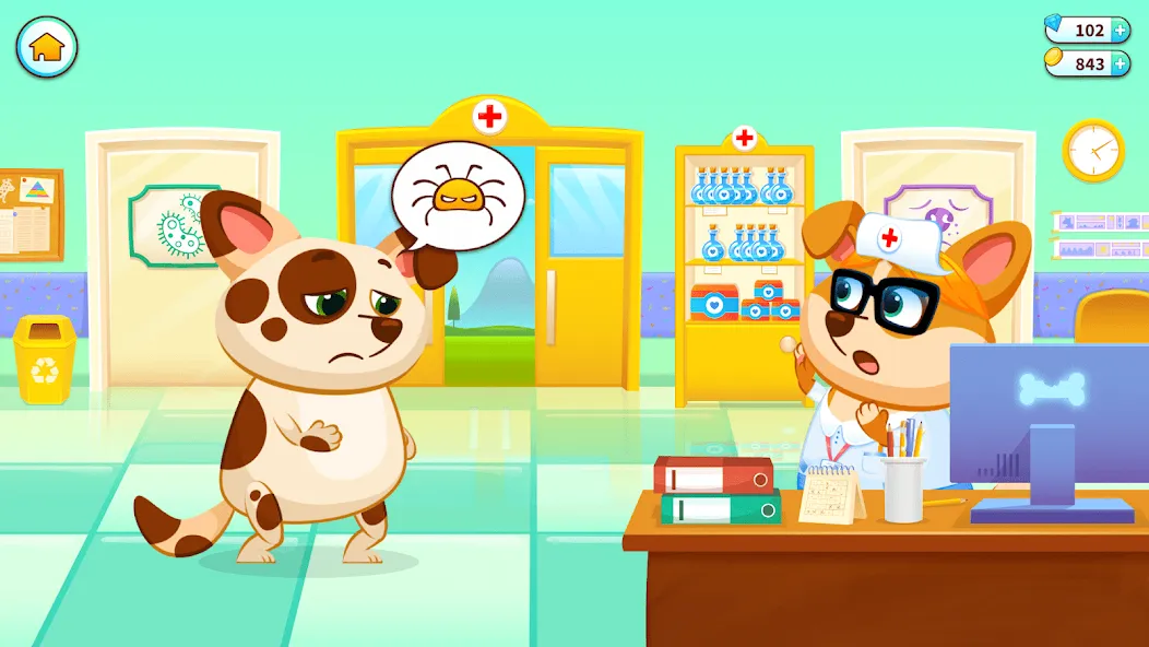 Duddu - My Virtual Pet Dog MOD — Много денег на Андроид — скриншот 2