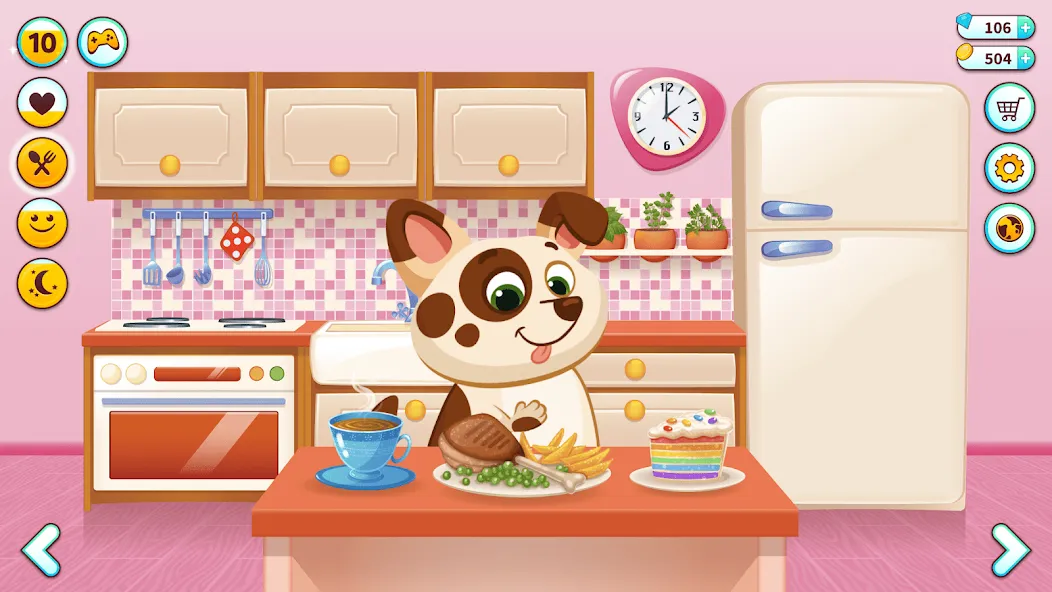 Duddu - My Virtual Pet Dog MOD — Много денег на Андроид — скриншот 3