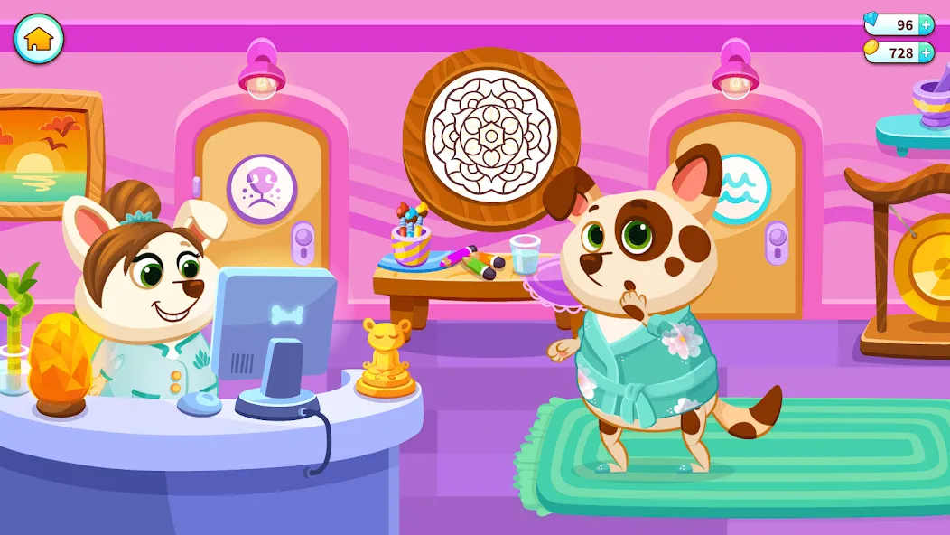 Duddu - My Virtual Pet Dog MOD — Много денег на Андроид — скриншот 5