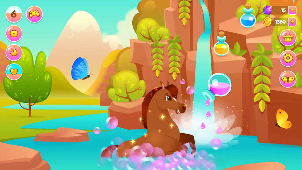 Pixie the Pony - Virtual Pet MOD — Много денег на Андроид — скриншот 1 Pixie the Pony - Virtual Pet MOD — Много денег на Андроид — скриншот 1