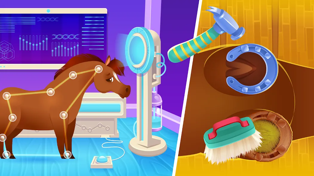 Pixie the Pony - Virtual Pet MOD — Много денег на Андроид — скриншот 2 Pixie the Pony - Virtual Pet MOD — Много денег на Андроид — скриншот 2