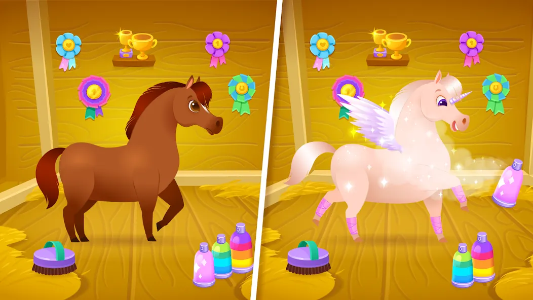Pixie the Pony - Virtual Pet MOD — Много денег на Андроид — скриншот 3 Pixie the Pony - Virtual Pet MOD — Много денег на Андроид — скриншот 3