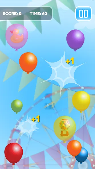 Взломанная Pop Balloon Kids на Андроид — Все открыто — скриншот 1 Взломанная Pop Balloon Kids на Андроид — Все открыто — скриншот 1