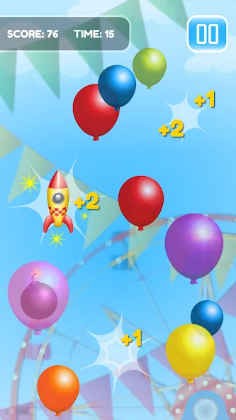 Взломанная Pop Balloon Kids на Андроид — Все открыто — скриншот 4 Взломанная Pop Balloon Kids на Андроид — Все открыто — скриншот 4