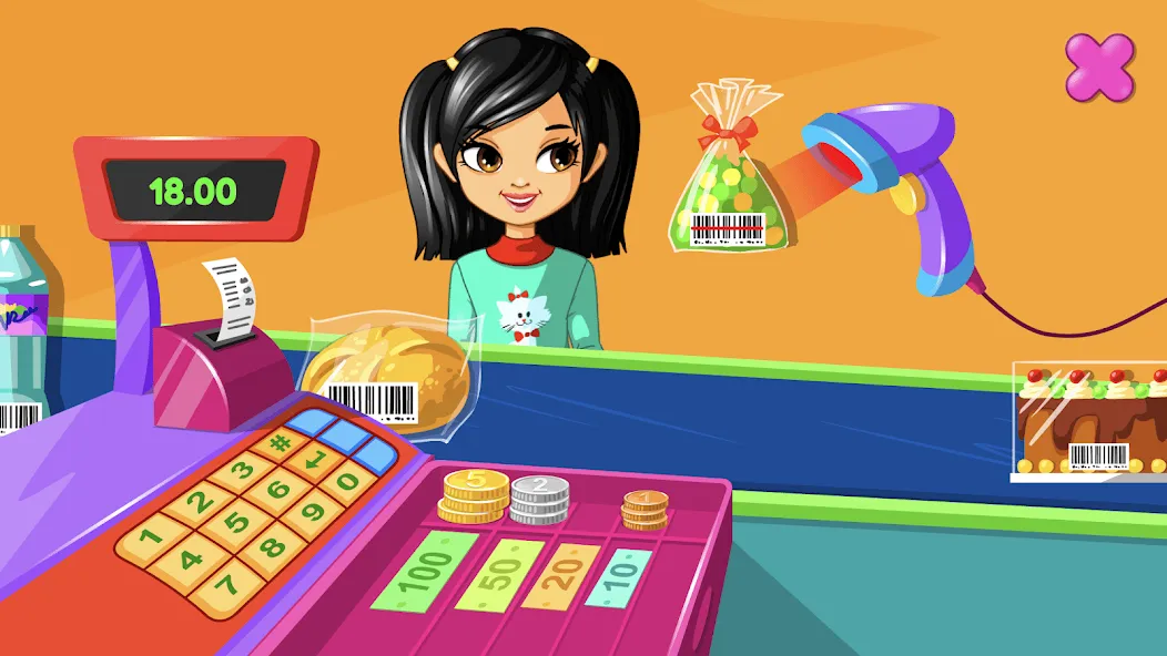 Supermarket Game Mod APK Много денег — Скачать на Андроид — скриншот 1