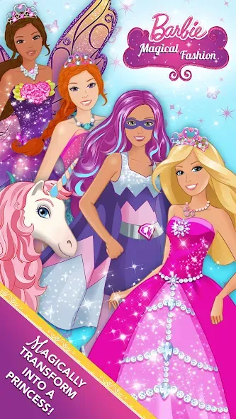 Скачать Barbie Magical Fashion — Последняя версия (Все открыто) — скриншот 1