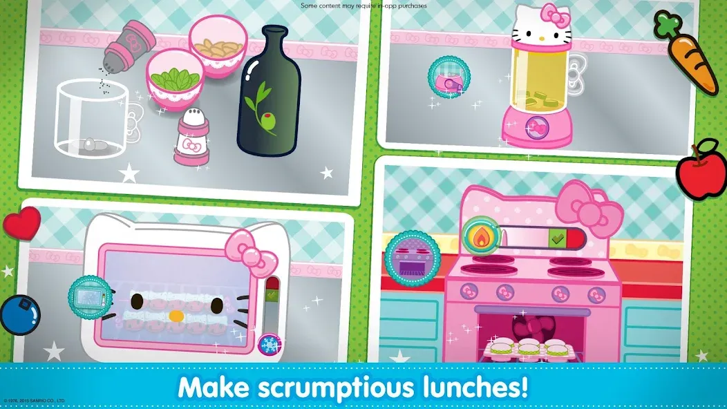 Скачать Hello Kitty Lunchbox на Андроид — Все рецепты разблокированы — скриншот 2