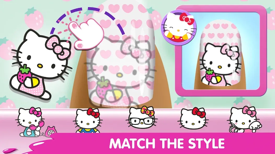 Скачать Hello Kitty Nail Salon — Последняя версия (Все открыто) — скриншот 3
