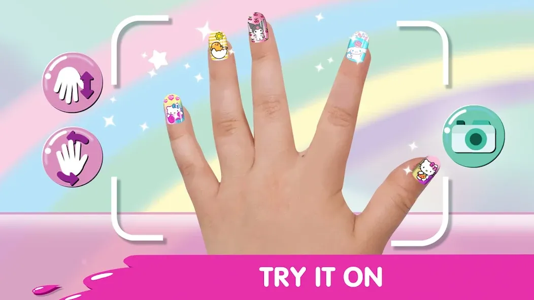 Скачать Hello Kitty Nail Salon — Последняя версия (Все открыто) — скриншот 4