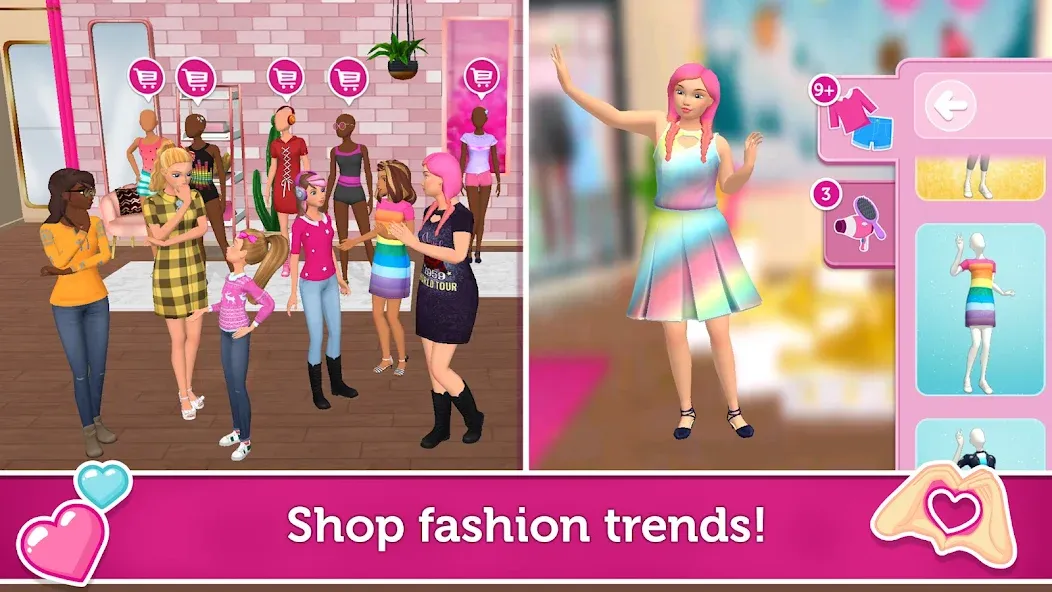 Barbie Dreamhouse Adventures (Мод Всё открыто) — скриншот 5