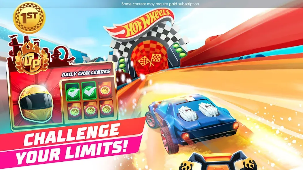 Hot Wheels Unlimited MOD — Все машины разблокированы на Андроид — скриншот 1
