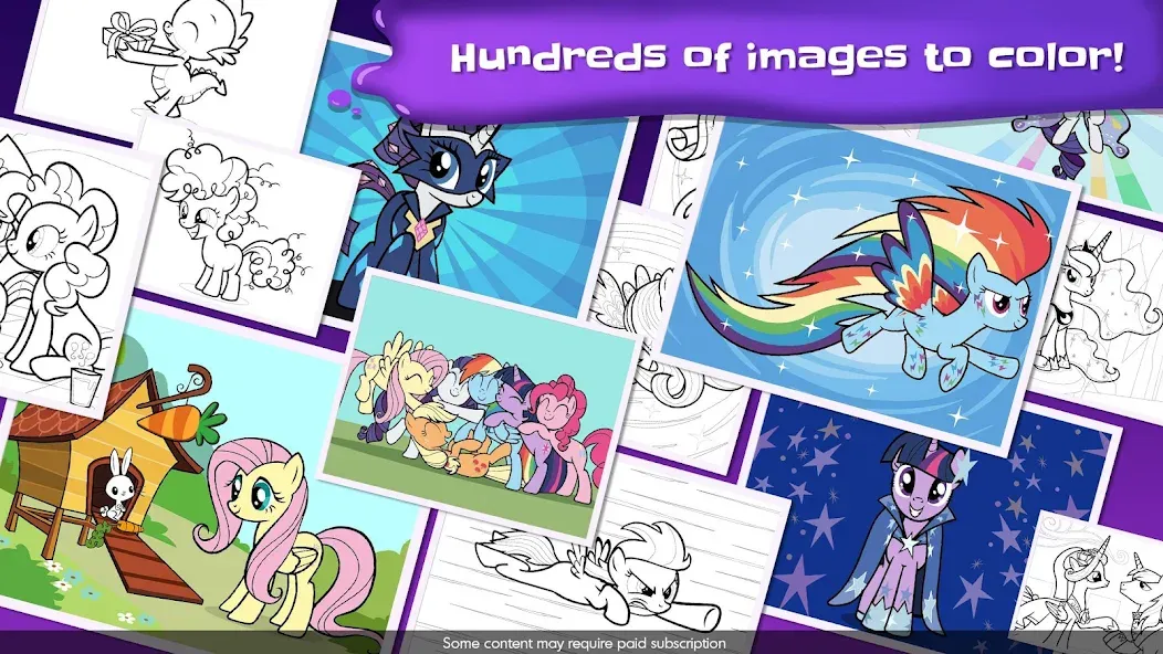 Скачать My Little Pony Color By Magic — Последняя версия (Все разблокировано) — скриншот 4 Скачать My Little Pony Color By Magic — Последняя версия (Все разблокировано) — скриншот 4