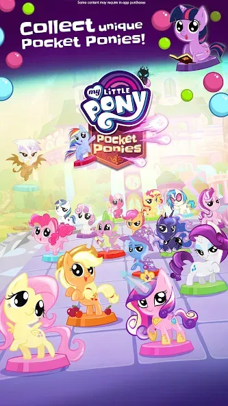 Скачать My Little Pony Pocket Ponies — Модификация Много денег и кристаллов — скриншот 2