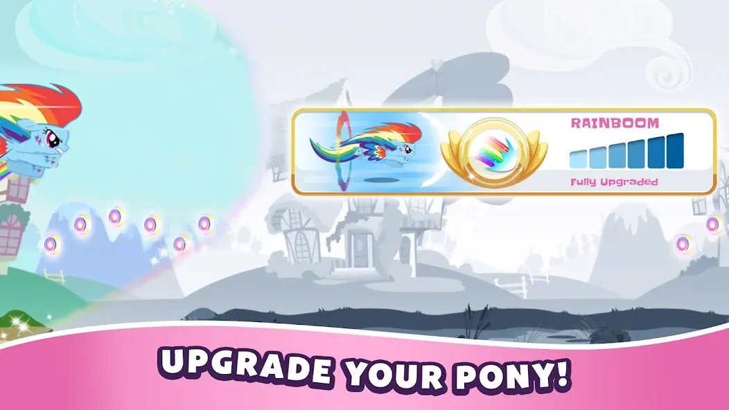Скачать взломанную My Little Pony Rainbow Runners — Много денег — скриншот 3 Скачать взломанную My Little Pony Rainbow Runners — Много денег — скриншот 3