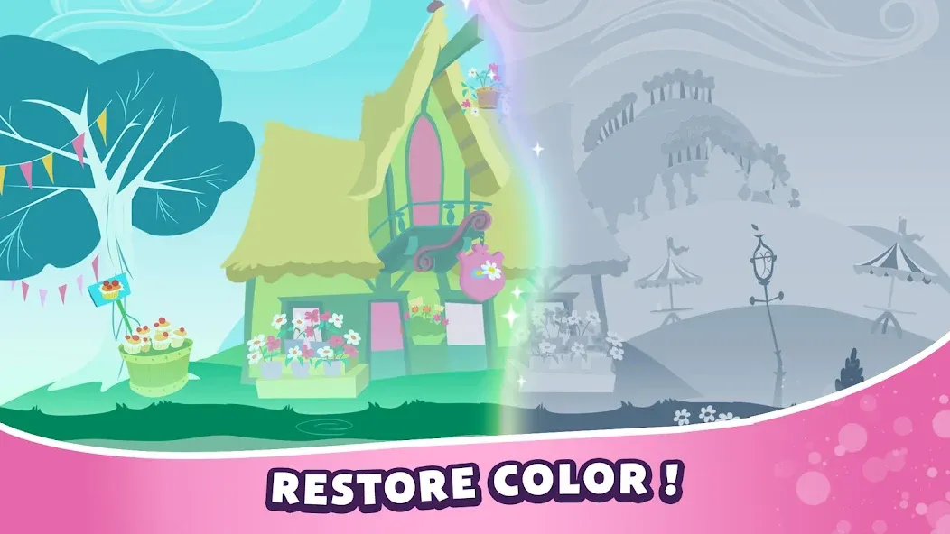 Скачать взломанную My Little Pony Rainbow Runners — Много денег — скриншот 5