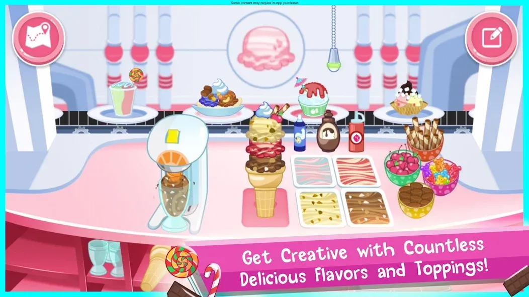 Скачать Strawberry Shortcake Ice Cream MOD APK — Много денег — скриншот 4