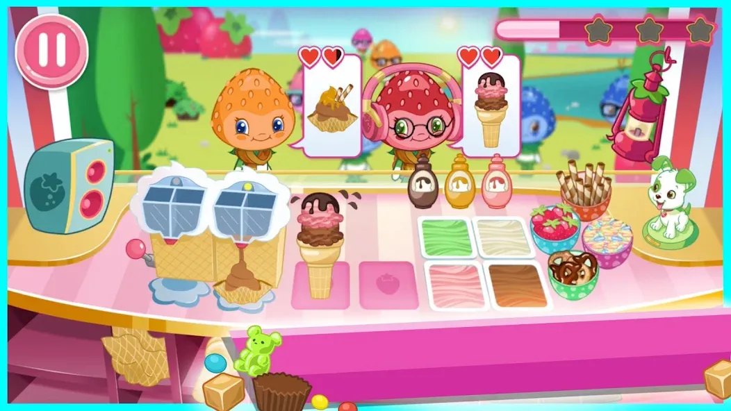 Скачать Strawberry Shortcake Ice Cream MOD APK — Много денег — скриншот 5