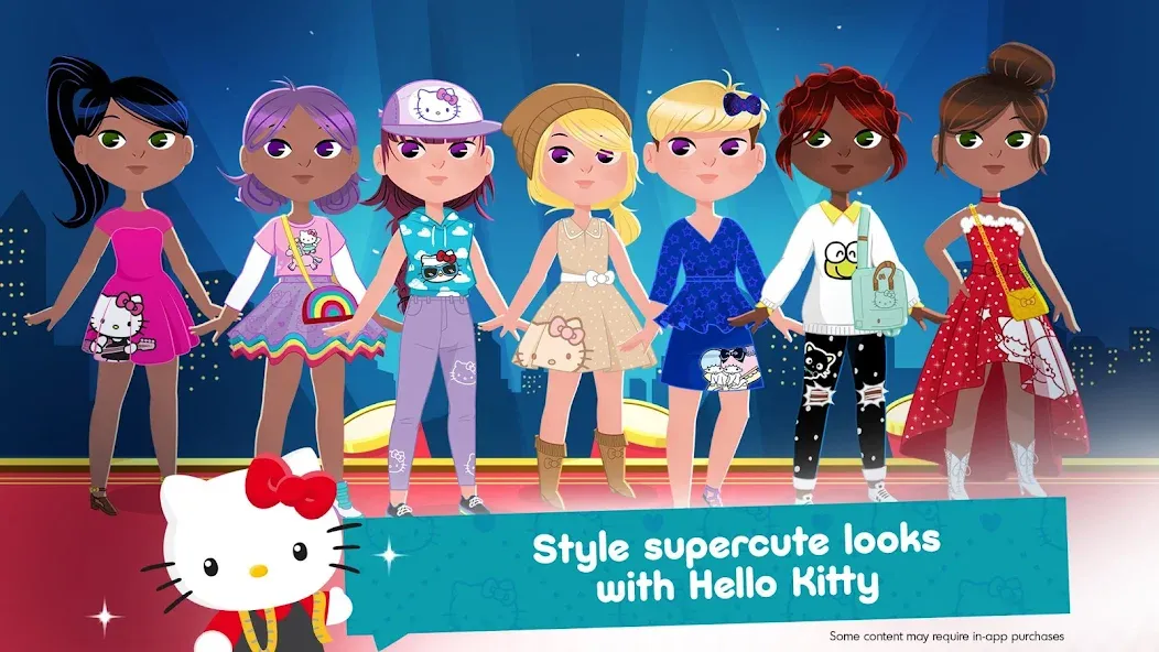 Hello Kitty Fashion Star MOD APK — Много денег — скриншот 1