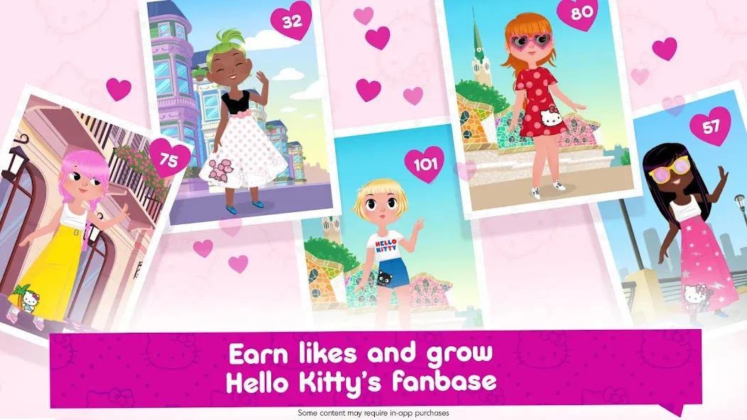 Hello Kitty Fashion Star MOD APK — Много денег — скриншот 3