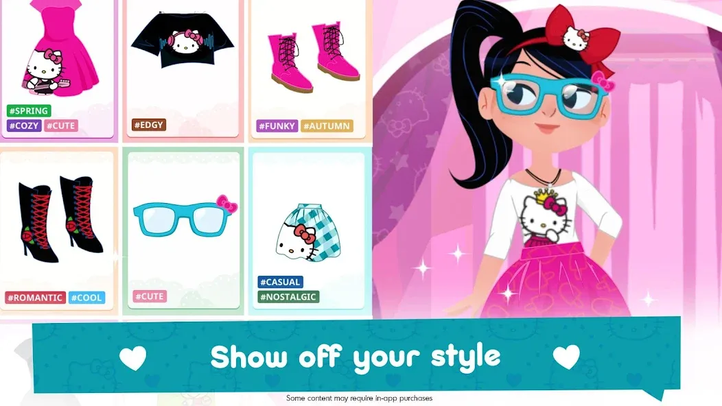 Hello Kitty Fashion Star MOD APK — Много денег — скриншот 5