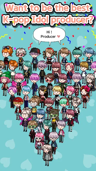 Скачать K-POP Idol Producer на Android — Много денег и алмазов — скриншот 1