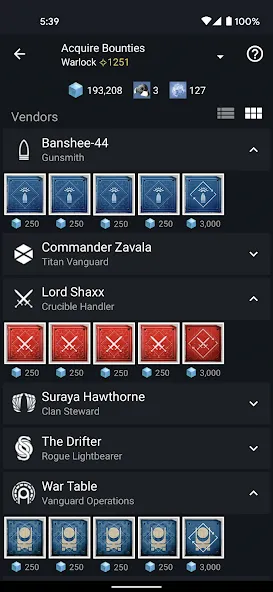 Скачать Destiny 2 Companion на телефон — Разблокированы платные премиум-функции — скриншот 3 Скачать Destiny 2 Companion на телефон — Разблокированы платные премиум-функции — скриншот 3