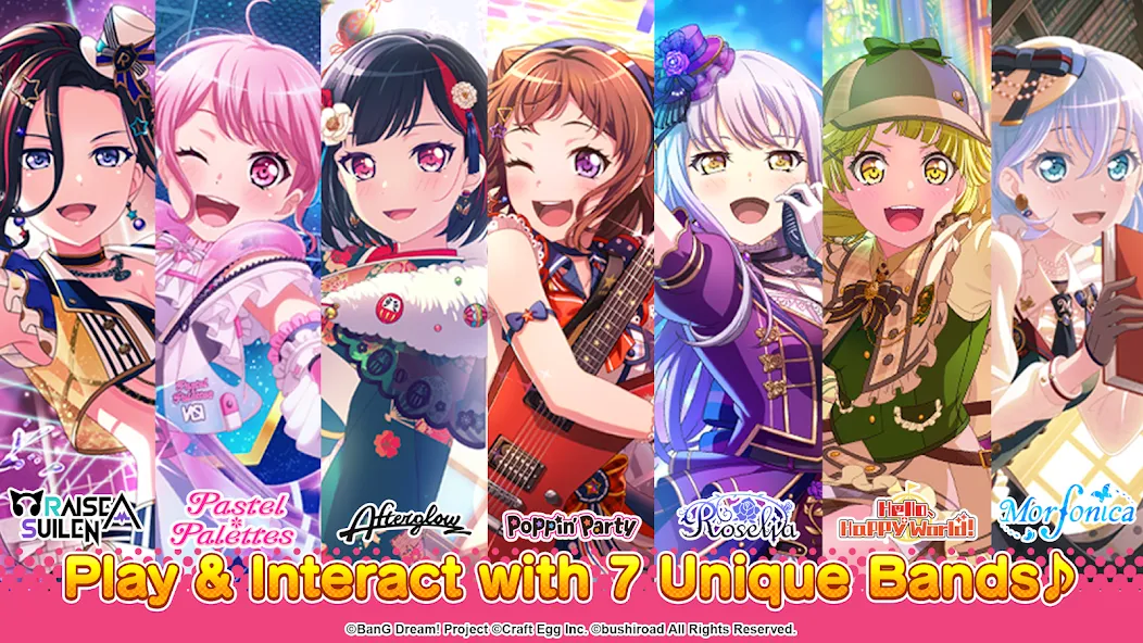 BanG Dream! Girls Band Party! — Мод: Много денег и бесплатные покупки — скриншот 4