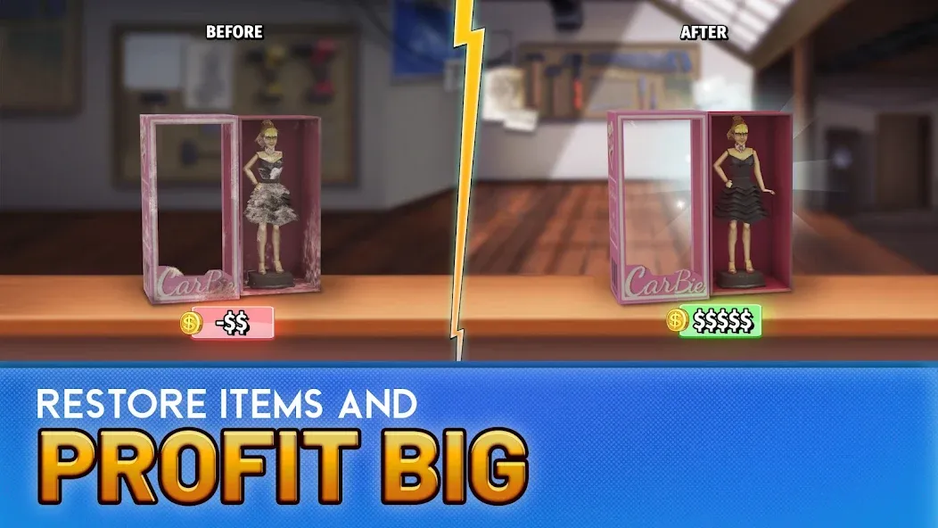 Bid Wars: Collect Items MOD APK — Много денег — скриншот 3