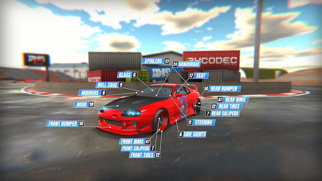 Взломанная Project Drift 2.0 : Online на Андроид — Много денег — скриншот 3 Взломанная Project Drift 2.0 : Online на Андроид — Много денег — скриншот 3