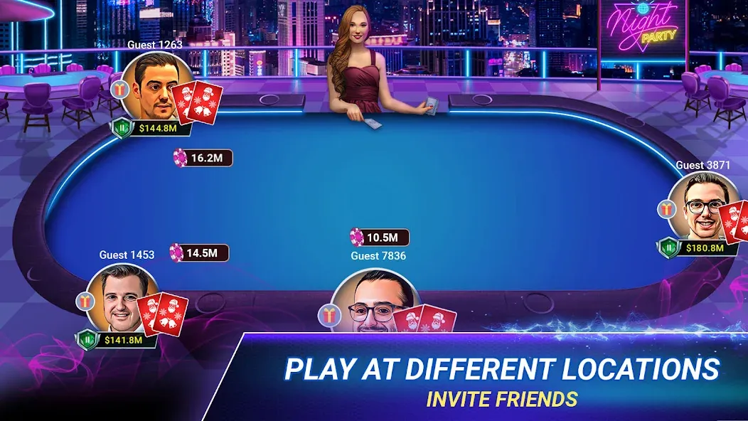 Скачать Poker Zmist - Offline & Online на телефон — Много денег — скриншот 1