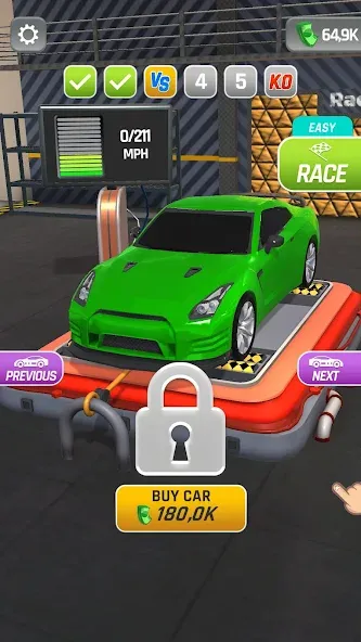 Dyno Racing — Взломанная версия (Много денег) — скриншот 5