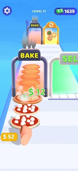 I Want Pizza MOD APK на Android — Много денег — скриншот 1