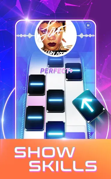 Скачать Beat Tiles: Music Game MOD APK — Много денег — скриншот 4